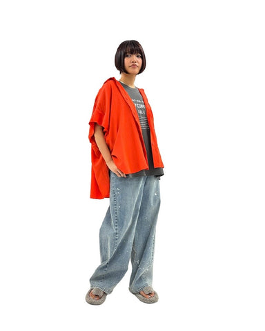 ayane<br>オーバーサイズトロミシャツ