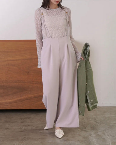 1月15日ライブ mink chair <br>ダブルクロスサロペット