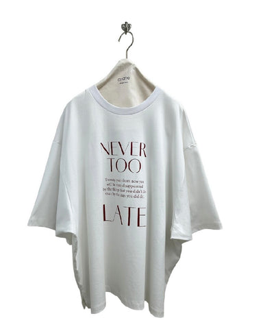ayane<br>ドッキングバックギャザーTシャツ