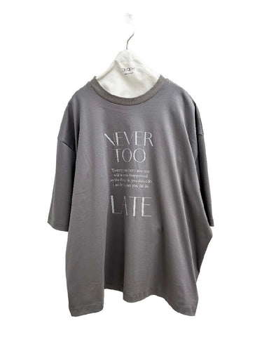 ayane<br>ドッキングバックギャザーTシャツ