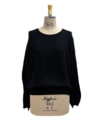 ayane予約<br>ラーベン編みラグランニット