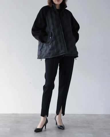 Herencia<br> Hybrid Quilted High Neck Coat
