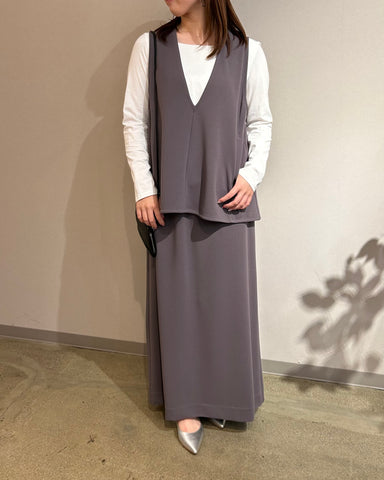ayane<br>スパンジョーゼット深Vベスト