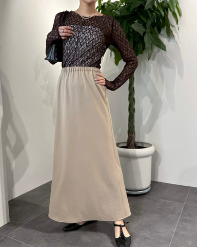 7月17日ライブcafune<br>drape washer skirt