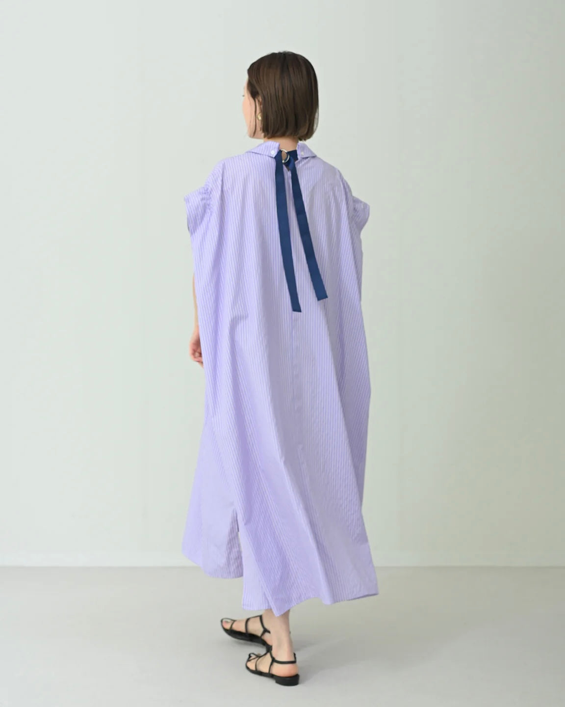 Herencia<br>バックリボンシャツドレスワンピース