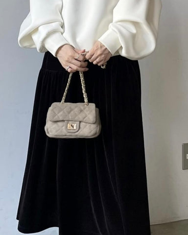 anana<br> スウェードキルティングチェーンBAG