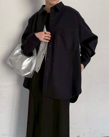 cafune<br> W jersey shirt blouson