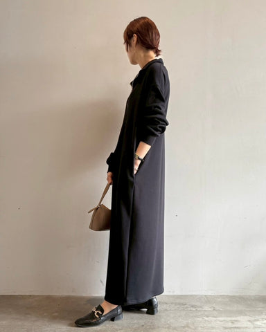 cafune<br>FAMMET half zip onepiece