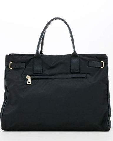 Stoy.<br> ポリエステルベルテッドトートバッグ