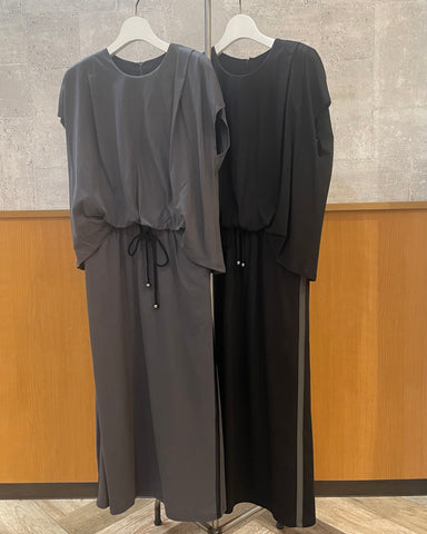 BLUE FRONCE<br>セットアップ風サイドLINEロングワンピ