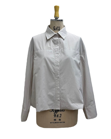 ayane予約<br> 裾立体タックシャツ