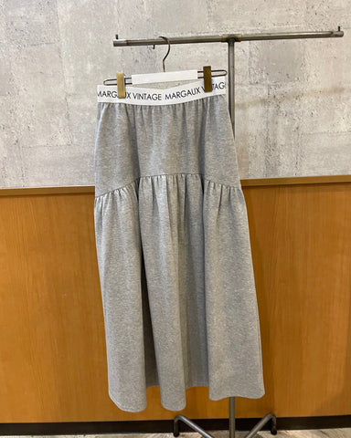 10月2日ライブ MARGAUX VINTAGE<br> ロゴウエストギャザースカート