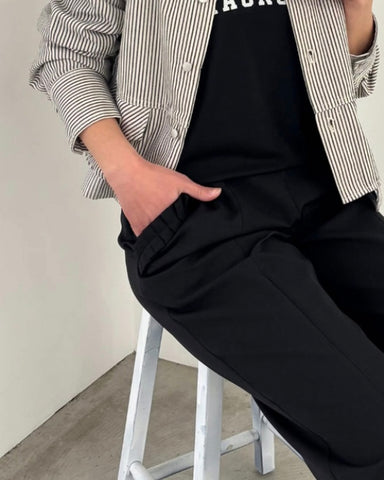 mink chair <br> ポケットフリルテーパードパンツ