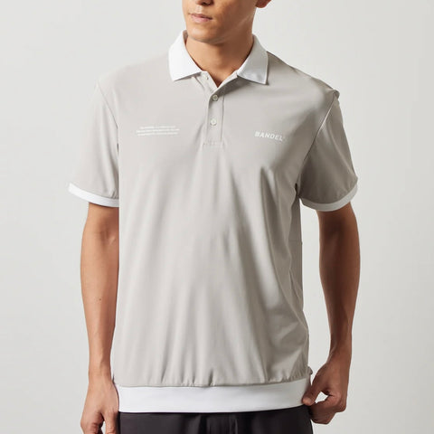 BANDEL<br> BICOLOR RIB S/S POLO SHIRTS
