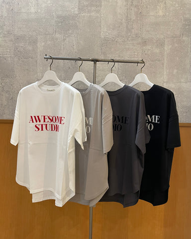 6月12日ライブ mink chair<br>フロッキー加工ロゴ半袖Tシャツ