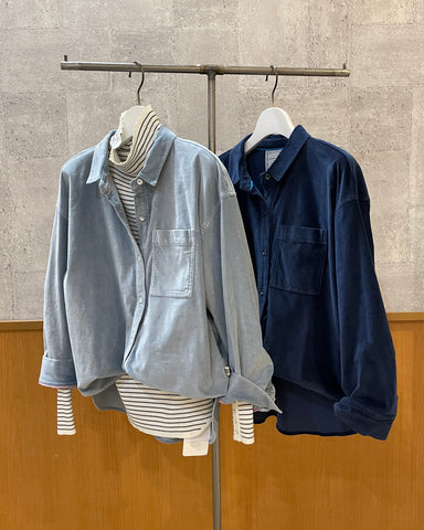 11月20日ライブBLUE FRONCE<br> 2way別珍シャツ