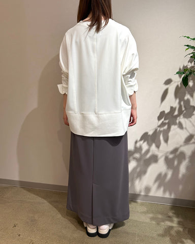 ayane<br>スパンジョーゼットドロストスカート