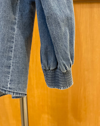 3月6日ライブ FONTANA GRANDE<br>パールボタンデニムブラウス