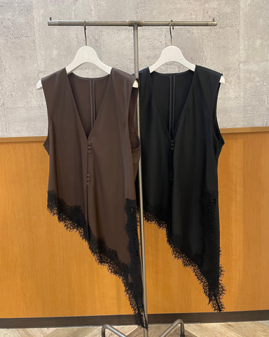 6月14日ライブcafune<br>アシメ裾レースジレ