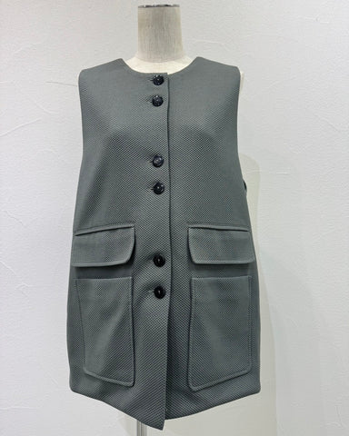 CYAN TOKYOご予約<br> 4ポケットワッフルハーフベスト