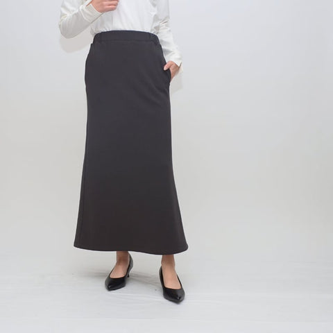 11月20日ライブ Praia<br>梨地裏起毛美シルエットフレアスカート