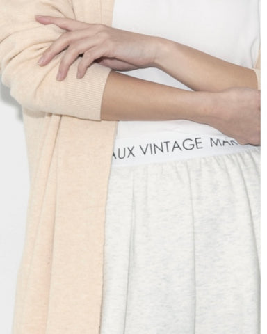 Margaux Vintage<br>ロゴウエストゴムタックパンツ