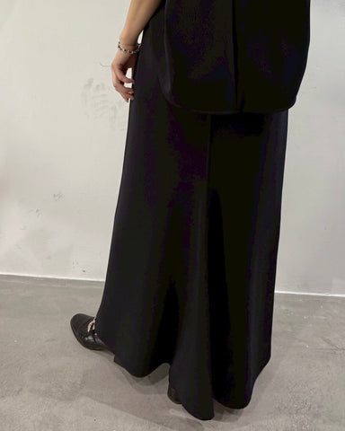 cafune<br> double knit back flare skirt