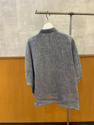 BLUE FRONCE<br>オーバーサイズドルマンリネンシャツ