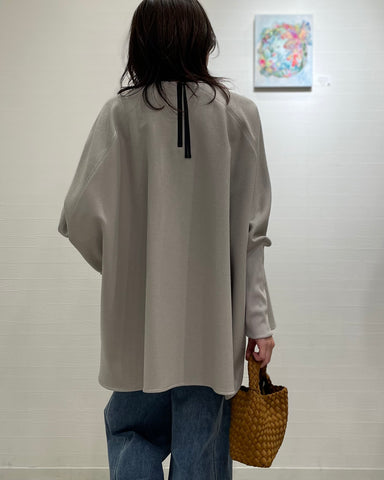 PASSIONE<br>ジョーゼットバックジッププルオーバー