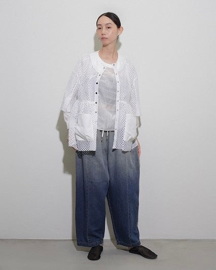 CYAN TOKYOご予約<br> BIGメッシュギャザーブルゾン