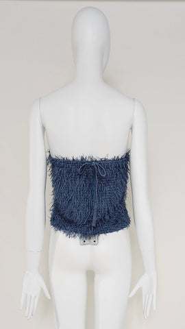 Boutique Ordinary<br> Shaggy Fringe Bustier