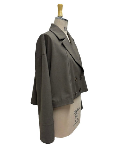 ayane予約<br> ショート丈テーラードジャケット