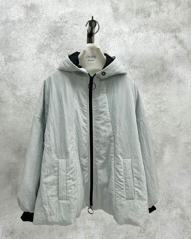 ayane予約<br>中綿バルーンフーディーコート