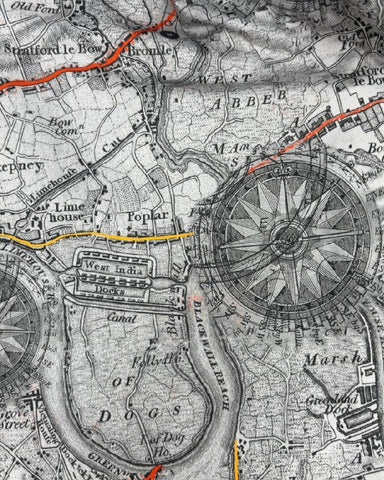 ayane予約<br> マップ柄プリントバレルレッグパンツ