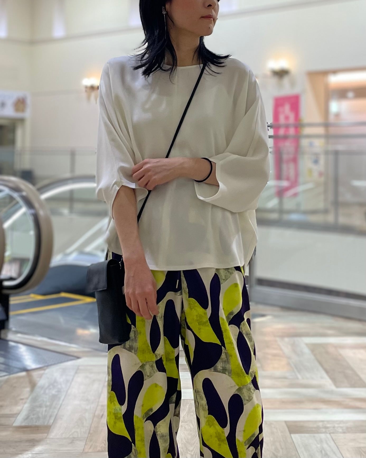 3月23日ライブ DONEEYU <br>ジョーゼットとろみドルマンブラウス