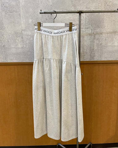 10月2日ライブ MARGAUX VINTAGE<br> ロゴウエストギャザースカート