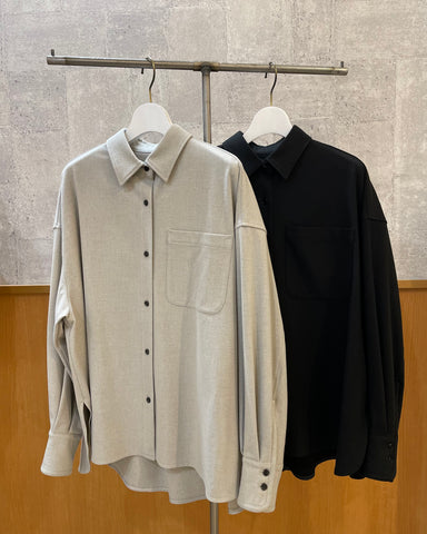 10月24日ライブ cafune<br>ロング起毛シャツ