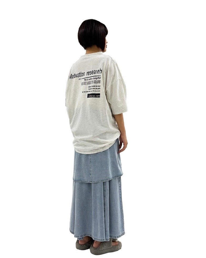 ayane予約<br>バックロゴTシャツ