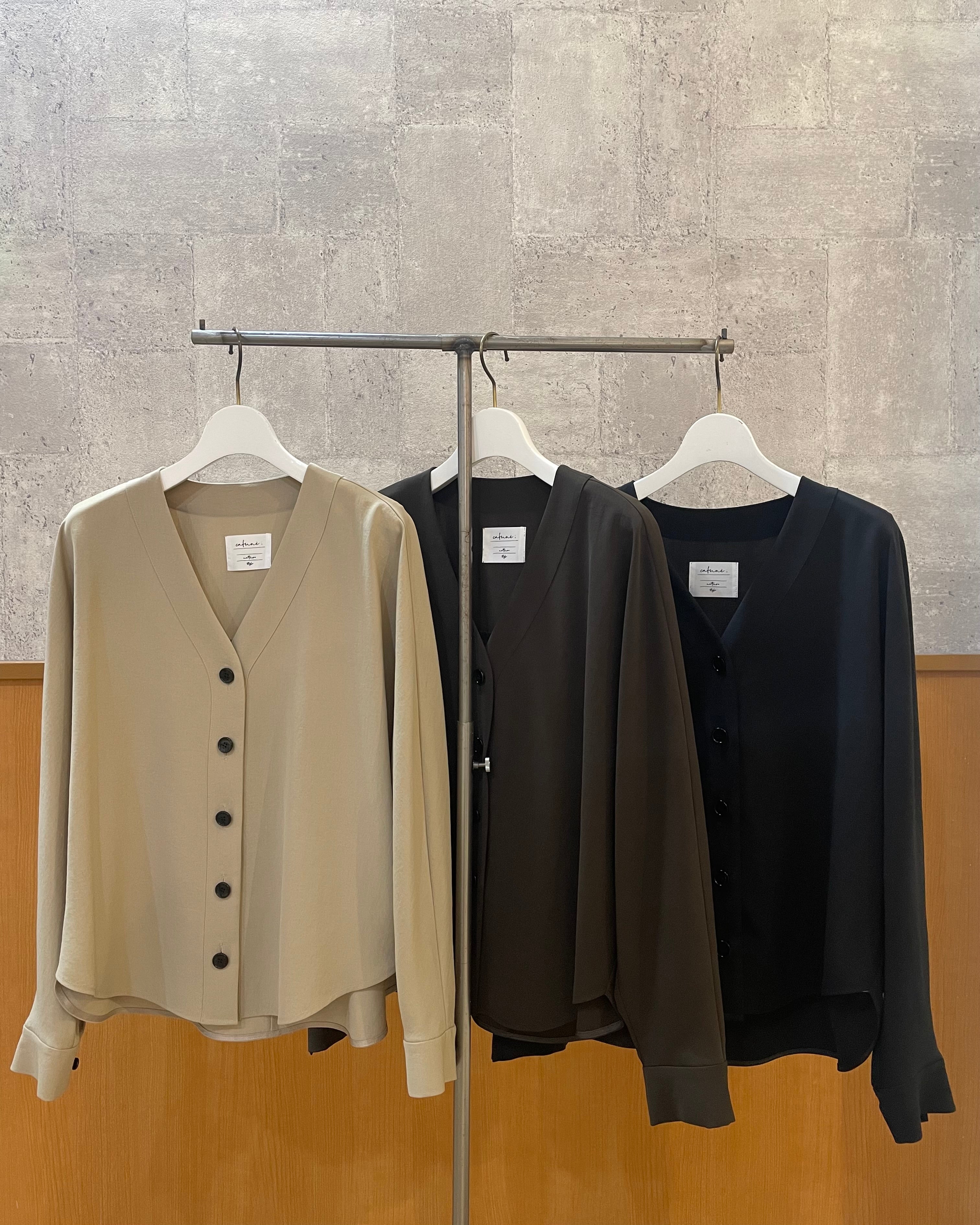 7月17日ライブcafune<br>drape washer shirt cardigan