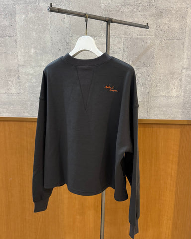 12月5日ライブPraia<br> 立体ステッチ ロゴ入りショート丈トップス