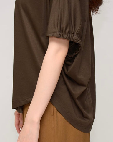 Praia<br> シルケット綿・ボックスロゴTシャツ