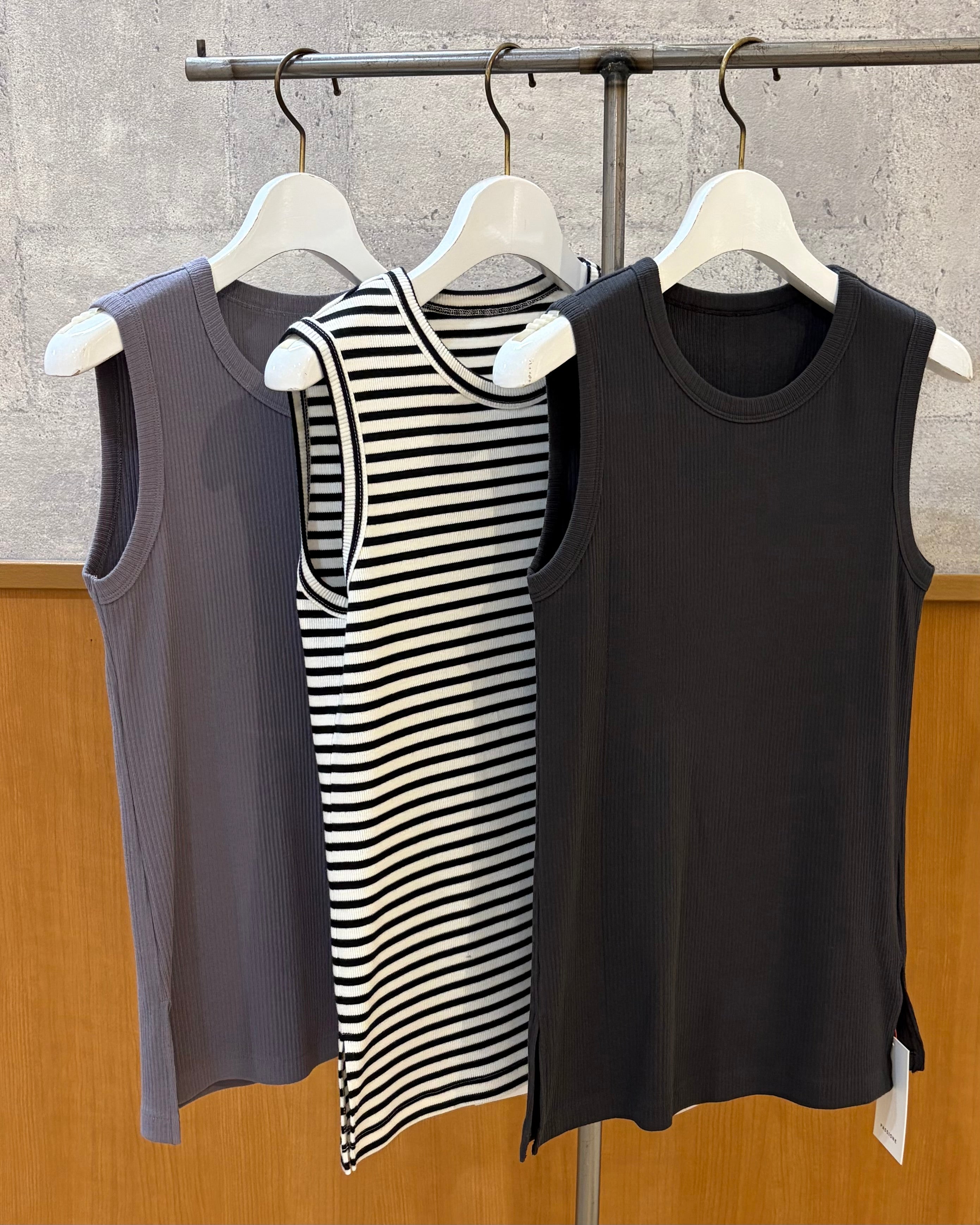 PASSIONE<br>リブコットンタンク