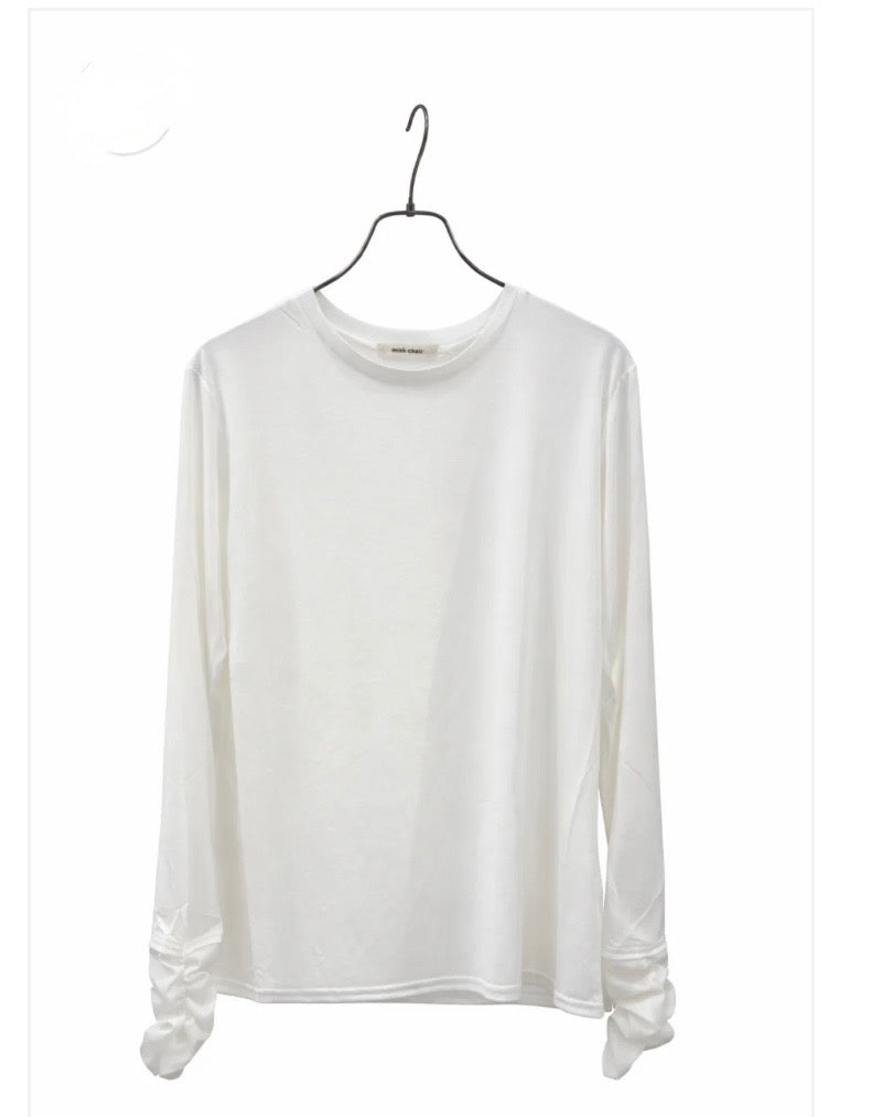 3月1日ライブ<br> mink chair<br>シアーシフォンドッキングカットソー