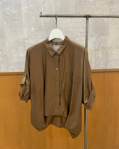 BLUE FRONCE<br>テロテロ折り返しシャツ