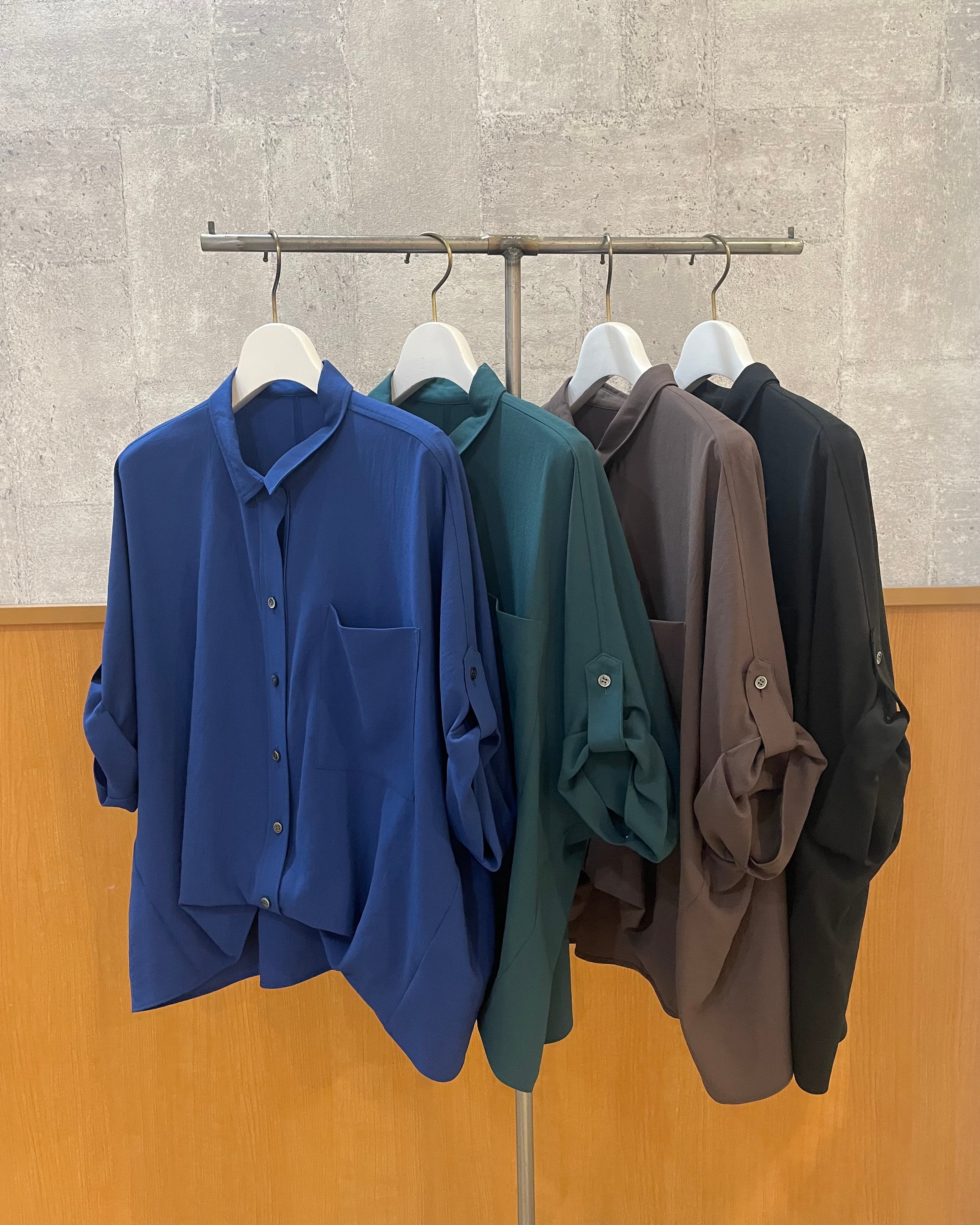 BLUE FRONCE<br>ノルディス折り返しシャツ