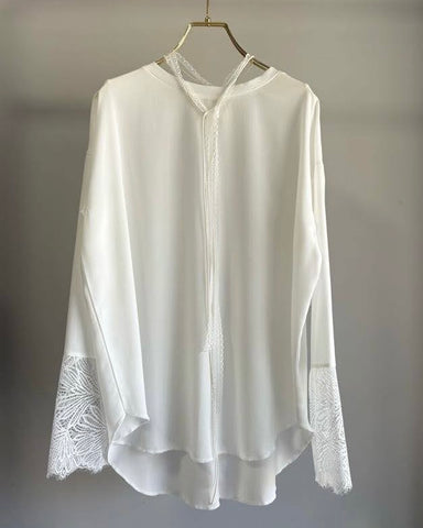 Margaux Vintage<br> シアーロンTEE カフスレース