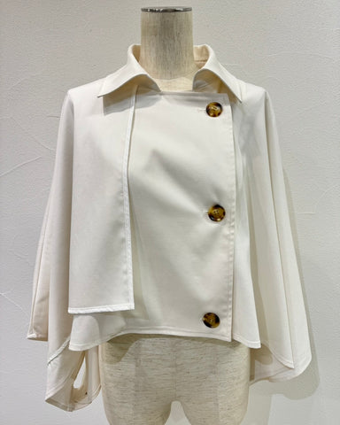 CYAN TOKYOご予約<br> ショートトレンチポンチョ