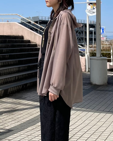 3月23日ライブ mink chair<br>シアーフーディブラウス