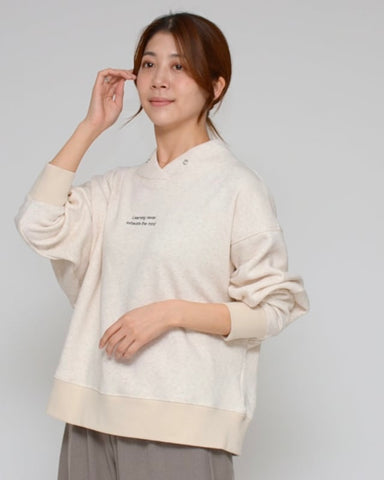 Praia<br> ボンバーヒート フェイクパーカープルオーバー