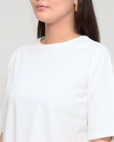 Praia<br> ソフトポンチバックスリットTシャツ